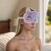 Unique Bargains Soft Cartoon Style Eyes Sleep Mask 1 Pc - 2 of 4