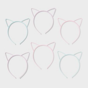 6ct Party Headband Pink/Purple/Green - Spritz™: Wearable Party Accessories, Birthday Supplies, Favor Headbands - 1 of 3