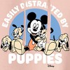Women's - Disney Classics - Easily Distracted By Puppies Cropped Graphic Hoodie - 2 of 3