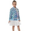 2Bunnies Girls' Seashell Glow Sequin Bomber Jacket - 2 of 4