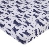 Little Love by NoJo Soar High Little One Navy, Orange, and White 3 Piece Nursery Mini Crib Bedding Set - Comforter, and Two Fitted Mini Crib Sheets - 4 of 4