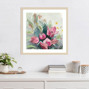 Amanti Art Bougainvillea Garden I by Jacob Q Framed Wall Art Print - 1 of 4
