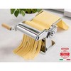 Pasta Maker Gift Set w Accessories- w Pasta Machine, Ravioli Mold Press, Wooden Rolling Pin & Cutter Attachment- Made in Italy- Durable Steel - 2 of 4