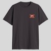 Men's Miller Holiday Graphic T-Shirt - Charcoal Gray - 2 of 4