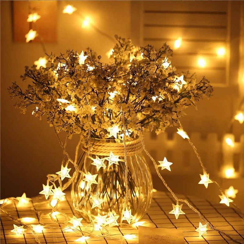 Twinkle Star 100ct LED Star String Lights, Plug in Fairy String Lights Waterproof, Indoor / Outdoor, 4 of 6