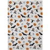 Kate Aurora Oversized Halloween Witchy Business & Jack O'Lanterns Ultra Soft & Plush Fleece Accent Throw Blanket - 50 in. x 70 in. - 3 of 3