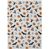 Kate Aurora Oversized Halloween Witchy Business & Jack O'Lanterns Ultra Soft & Plush Fleece Accent Throw Blanket - 50 in. x 70 in. - image 3 of 3