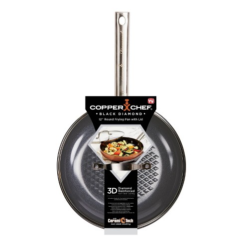 Featured image of post Copper Chef 12 Non Stick Pan : Some brands have real copper dust mixed into the nonstick formula, but not enough to have any impact other than color.