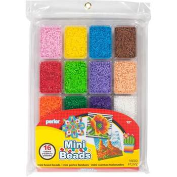Perler Beads Glow in The Dark Multicolor Fuse Bead Bucket Kit, 5000pcs,  (package may vary) : Toys & Games 