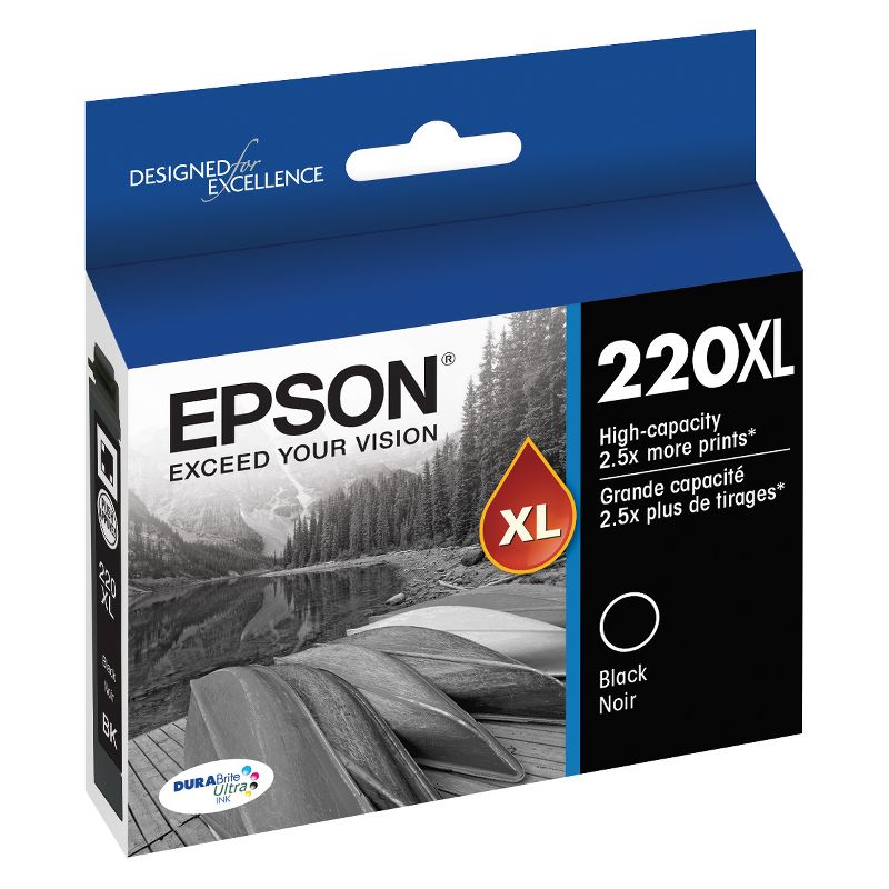 Epson 220 Single, 2pk, 3pk & 4pk Ink Cartridges - Black, Yellow, Magenta, Cyan, Multicolor, 3 of 8