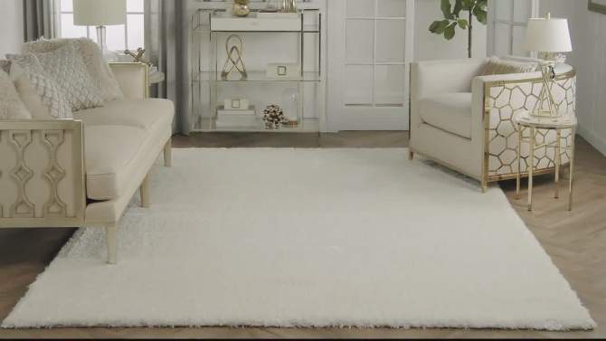 Nourison Luxurious Shag Indoor Area Rug, 2 of 12, play video