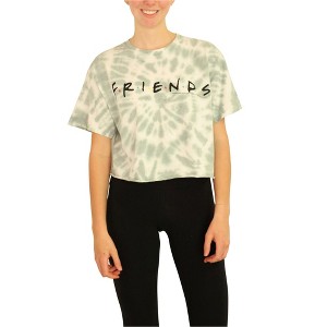 Junk Food Womens Friends Logo Crop Graphic T-Shirt - 1 of 4