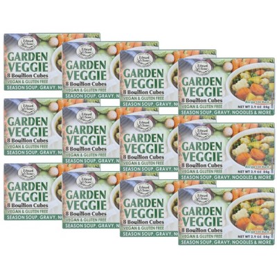 Edward & Sons Garden Veggie Natural Bouillon Cubes - Case of 12/2.9 oz