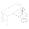 South Shore Hype 6 Drawer Double Dresser Winter Oak: Laminated Particle Board, Adult Assembly Required - 2 of 4