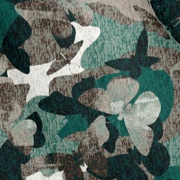 green butterfly camo