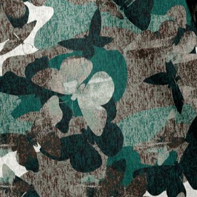 green butterfly camo