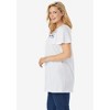 Woman Within Plus Size Embroidered Square Neck Tunic - 4 of 4