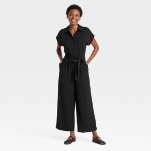 Women's Short Sleeve Jumpsuit - A New Day™ - 1 of 3