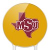 Midwestern Sate Secondary Logo Acrylic Cake Topper Party Decoration for Wedding Anniversary Birthday Graduation - 3 of 4