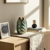 Sagebrook Home Glam Decorative Ceramic Leaf Bud Vase for Room and Office Decor - 3 of 4