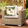 Liora Manne Frontporch Garden Indoor/Outdoor Pillow.. - 4 of 4