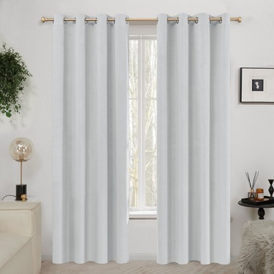 Deconovo Velvet Blackout Curtains – 2 Panels, Thermal, Grommet Top