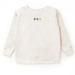 The Juniper Shop Embroidered Easter Eggs Youth Sweatshirt - 1 of 2