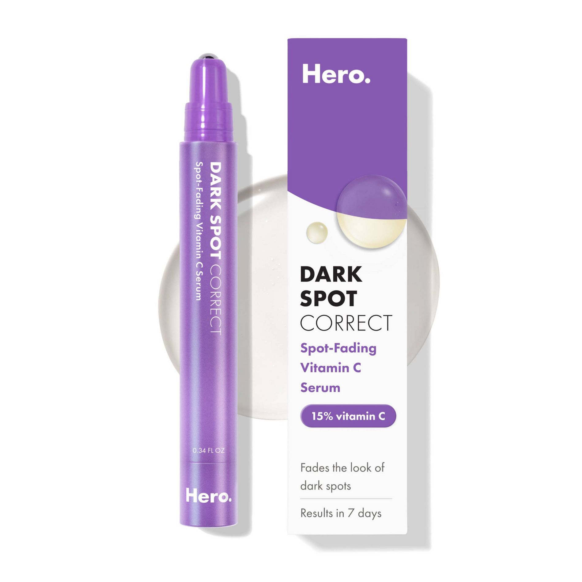 Hero Cosmetics Dark Spot Correct - 10ml: Alcohol-Free, Facial Gel, For Normal Skin, Face Application