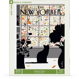 New York Puzzle Company Season's Turn 750 Piece Puzzle - 1 of 3