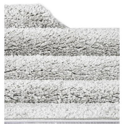 Cloud Gray 5x8 Rectangular Synthetic Shag Area Rug