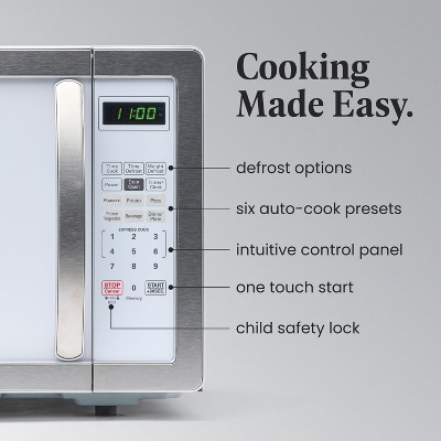 Platinum White 1.1 cu. ft. Touch Control Microwave Oven