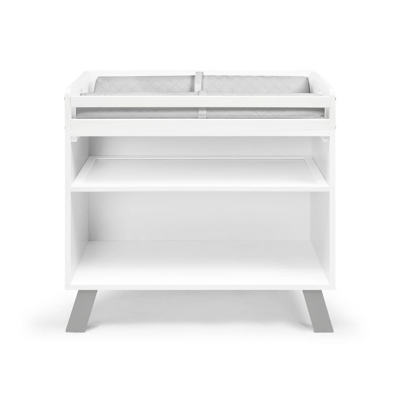 Suite Bebe Livia Changing Table - White/Gray, 1 of 8