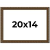 PosterPalooza | Sculpted Gold Picture Frame - UV Acrylic, Backing Board, Hanging Hardware Included - 2 of 4