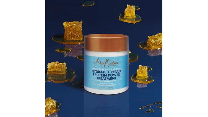 SheaMoisture Manuka Honey &#38; Yogurt Hydrate + Repair Hair Mask - 8oz, 2 of 13, play video