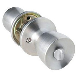 Home Plus Satin Chrome Privacy Lockset 1-3/4 in. - 1 of 1
