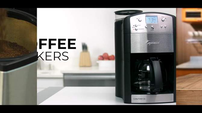 Capresso 12 Cup Coffee Maker, 2 of 9, play video