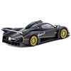 Pagani Huayra R Matt Black Carbon Fiber with Gold Wheels Limited Edition "Global64" 1/64 Diecast Model Car by Tarmac Works - 2 of 4