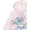 Disney Lilo & Stitch Girls French Terry Pullover Crossover Hoodie Little Kid to Big Kid - 4 of 4
