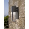 Hinkley Shelter 15 1/2" High Modern Black LED Outdoor Wall Light - 2 of 2