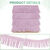 Unique Bargains Polyester Boho Durable Multipurpose Curtain Fringe Trim 2.4 Inch 1 Pc - 2 of 4