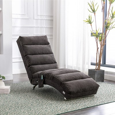 Chaise Lounge Indoor Chair Modern, Long Lounger for Office or Living Room