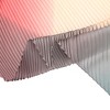INSPIRE CHIC Women's Pleated Gradient Contrast Color Long Stretchy Satin Neck Scarves 1Pc - 4 of 4