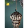 Gulches Set of 6 Elegant 5.5" Glass Tear Drop Ornaments - Decorative Hanging Accents for Christmas Trees and Holiday Celebrations - 4 of 4