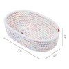 REGALWOVEN Odorless Cotton Rope Handcrafted Compact Multiple Use Open Storage Bins 3 Packs - 3 of 4