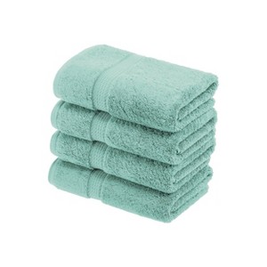 Luxury Cotton Heavyweight Ultra-Plush Hand Towel Set of 4 by Blue Nile Mills - 1 of 4