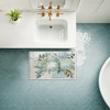 Stupell Industries Blue Hydrangeas Contrast Printed Plush Bathroom Floor Mat, design by Janice Gaynor - 4 of 4