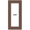 PosterPalooza | 4x12 Wide Barnwood Picture Frame, UV Acrylic, 6 Finishes - Grey, Brown, White, and Black - 2 of 4