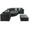 YOOCOZZ  7-Piece Brown Wicker Conversation Sofa Set with Pillows - 4 of 4
