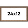 PosterPalooza | Panoramic Slim Profile Gold Picture Frame - UV Acrylic, Foam Board Backing, Hanging Hardware - 2 of 4