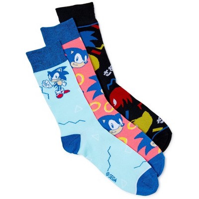 Sonic the Hedgehog Men's Socks, 3-Pack
